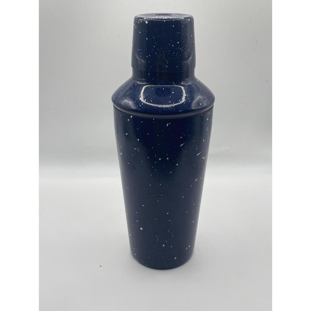 Foster & Rye Enamel Cocktail Shaker - Blue